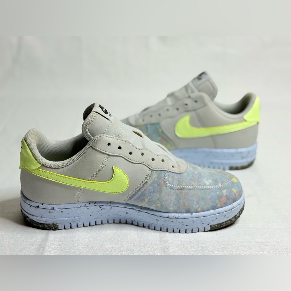 Nike Women's Air Force 1 Low Crater 'Pure Platinum' Size 9.5 *Notes